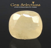 4.53 Ratti Natural Yellow Sapphire with Govt Lab Certificate-(4551)